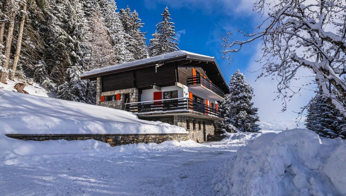 Chalet Familial Les Girolles Aux Portes D'Anzere Arbaz Eksteriør bilde